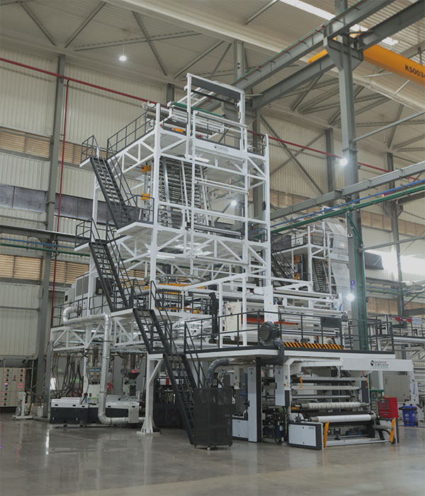 Three Layer IBC Blown Film Extrusion Machine